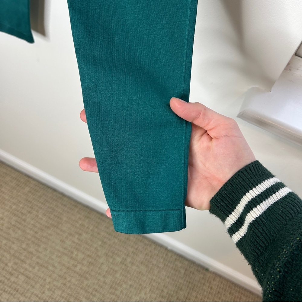 BLANQI Everyday Maternity Belly Support Turquoise Leggings Small Blue Green - Picture 3 of 7